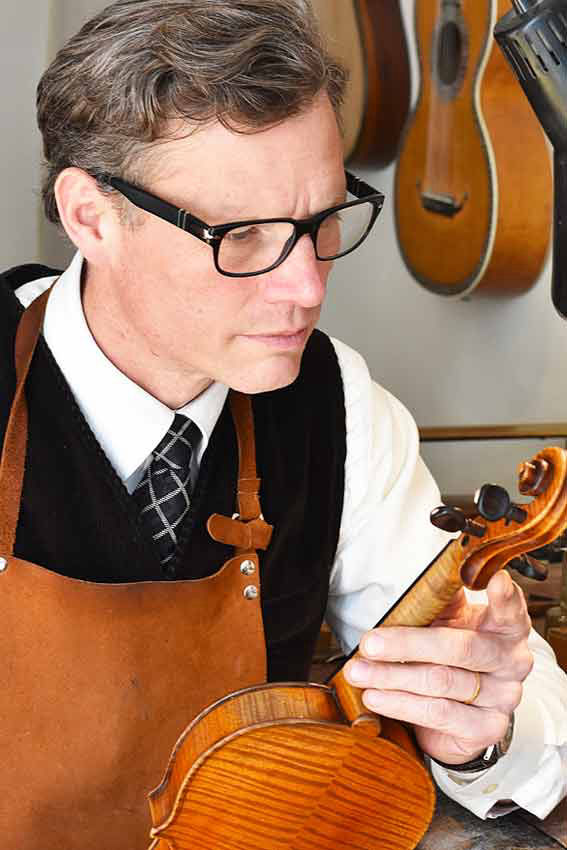 Ian McCamy restauration violon